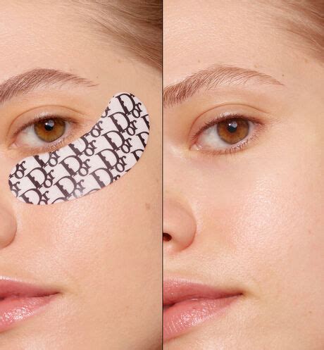 dior eyepatch|Dior under eye patches.